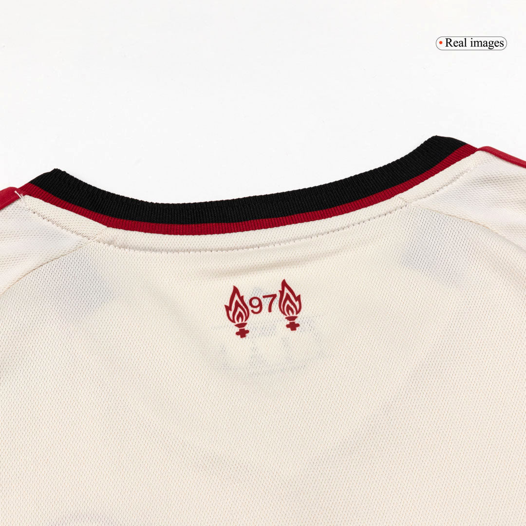 Liverpool Away Kids fotballdrakter komplett drakt 2025/26