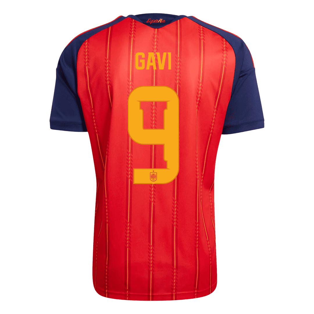GAVI #9 Spania hjemmefotballdrakt VM 2026