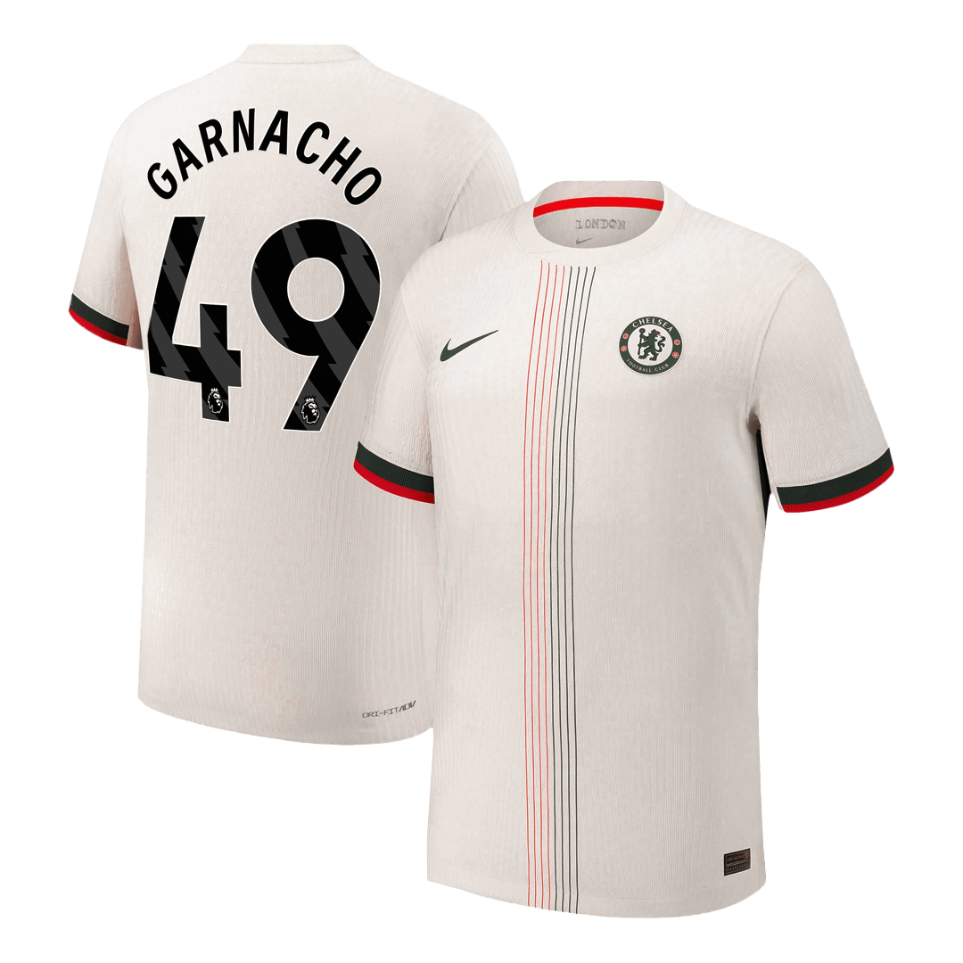GARNACHO #49 Chelsea Away Authentic Fotballdrakt 2025/26
