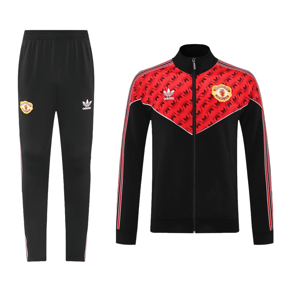Manchester United -takki, verryttelypuku, 2025/26, punainen & musta