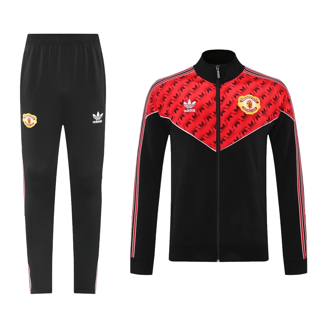 Manchester United jakke treningsdress 2025/26 rød&svart