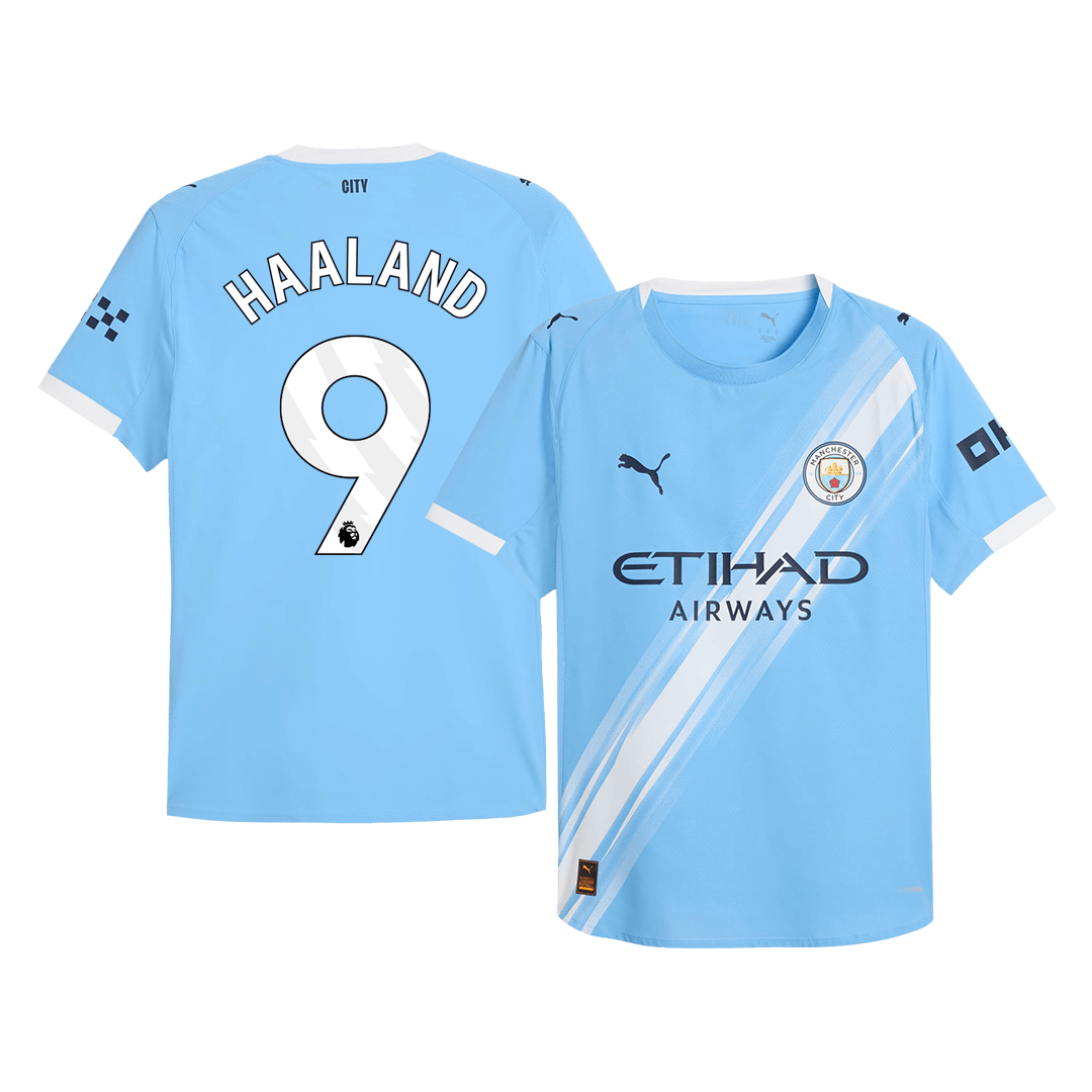 HAALAND #9 Manchester City Hjemmespillerversjon Trøye 2025/26