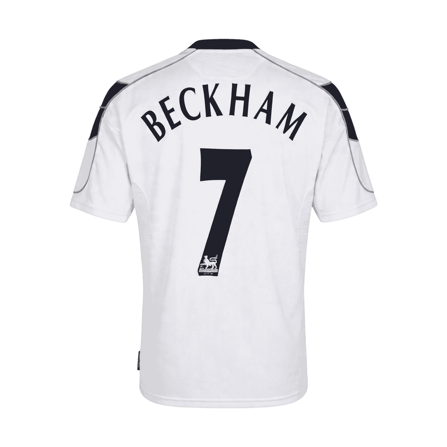 Retro fotballdrakt BECKHAM #7 Manchester United Borte 2000/01