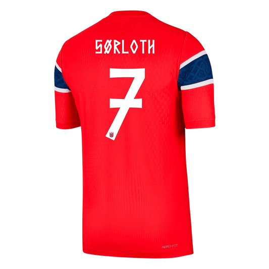 S?RLOTH #7 Norge Hjemmespillerversjon Jersey World Cup 2026