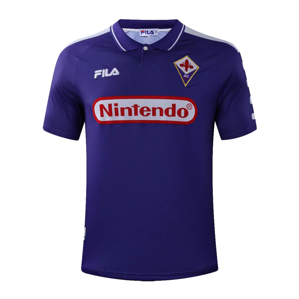 Retro jalkapallopaita Fiorentina Koti 1998/99