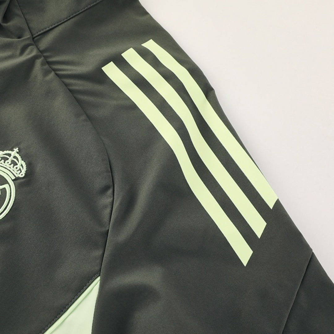 Real Madrid Windbreaker Jacket 2025/26 - Mørkegrønn