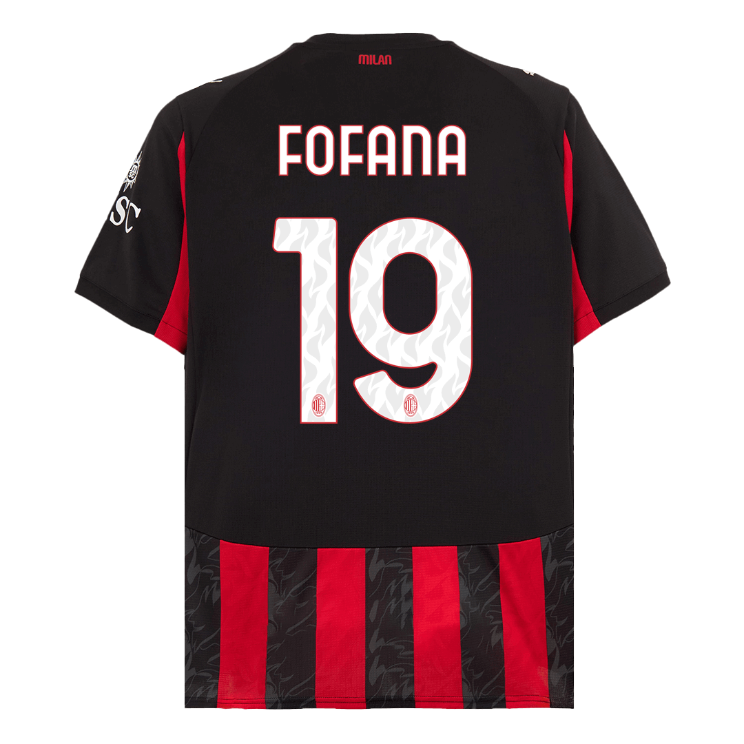 FOFANA #19 AC Milan hjemmefotballdrakt 2025/26