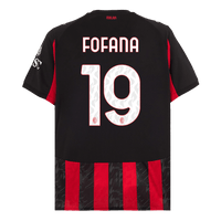 FOFANA #19 AC Milan hjemmefotballdrakt 2025/26
