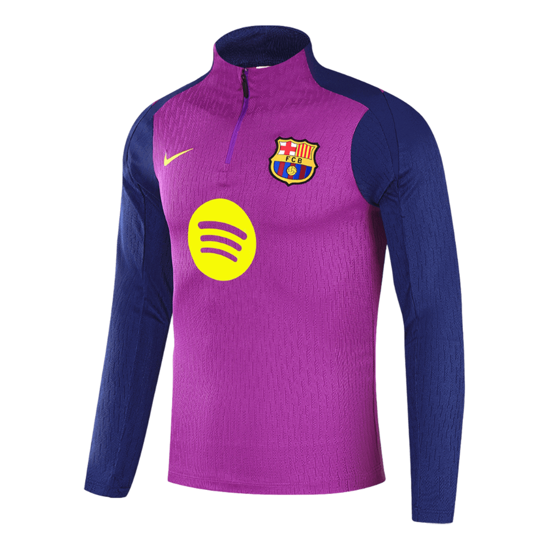 Barcelona 1/4 Zip Treningsdrakt 2025/26 Lilla