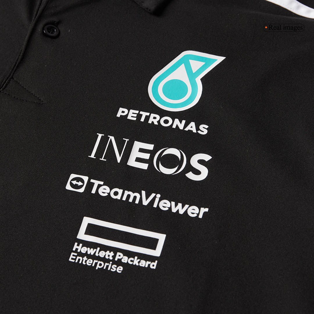 Mercedes AMG Petronas F1 2025 Team Polo Svart