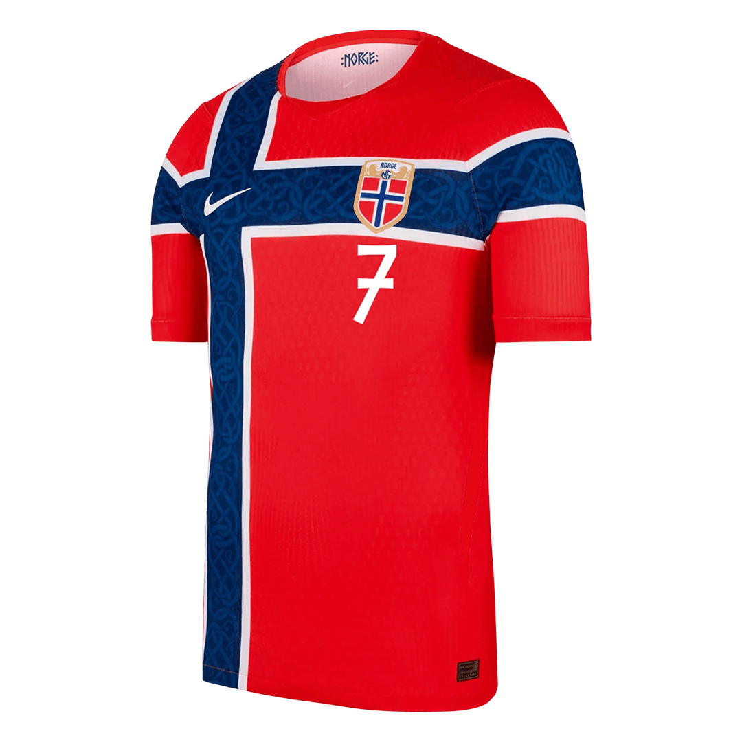 S?RLOTH #7 Norge Hjemmespillerversjon Jersey World Cup 2026