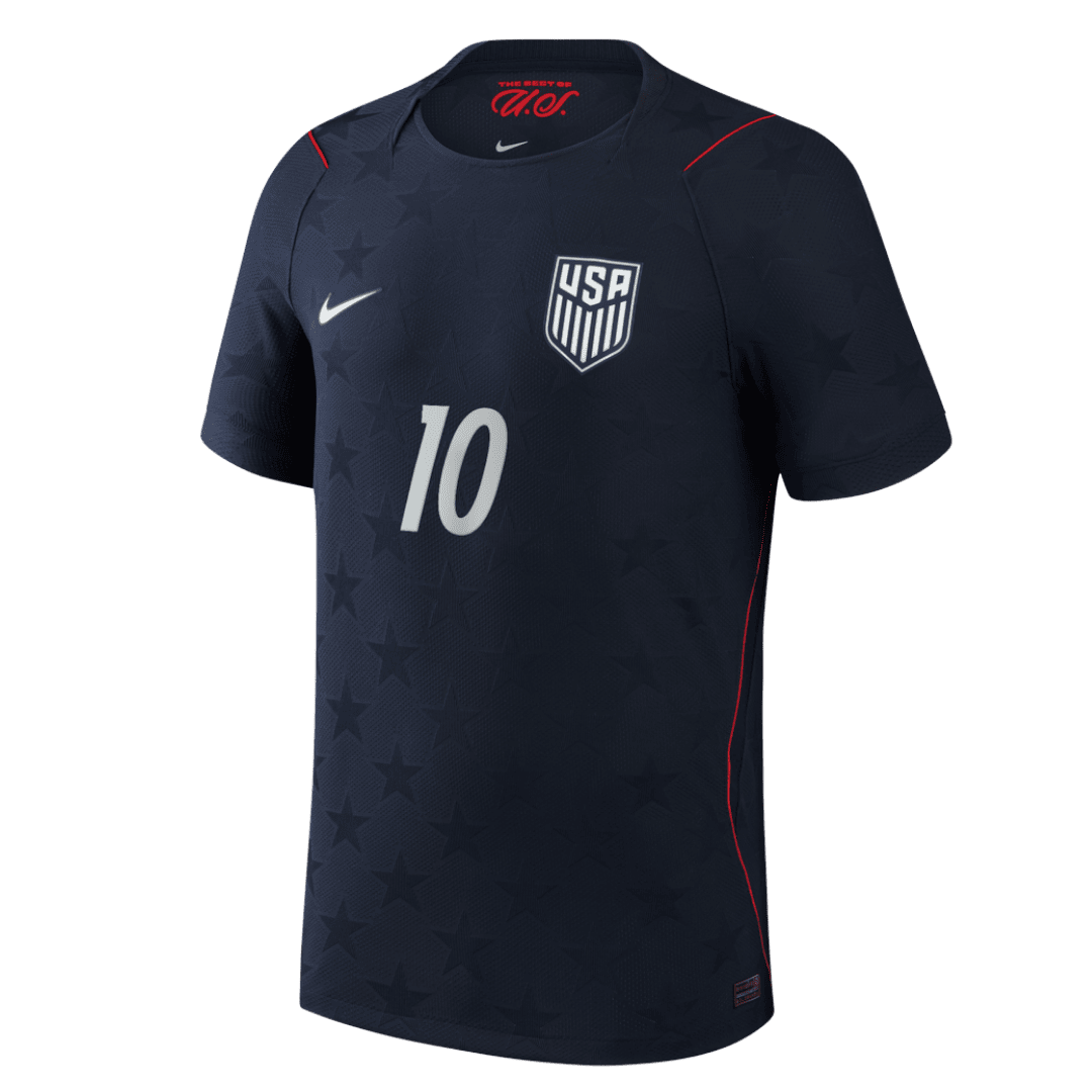 PULISIC #10 USA Bortespillerversjon Jersey World Cup 2026