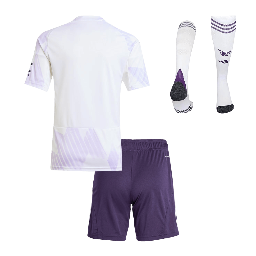 Manchester United Away Kids Fotballdrakter Full Kit 2025/26