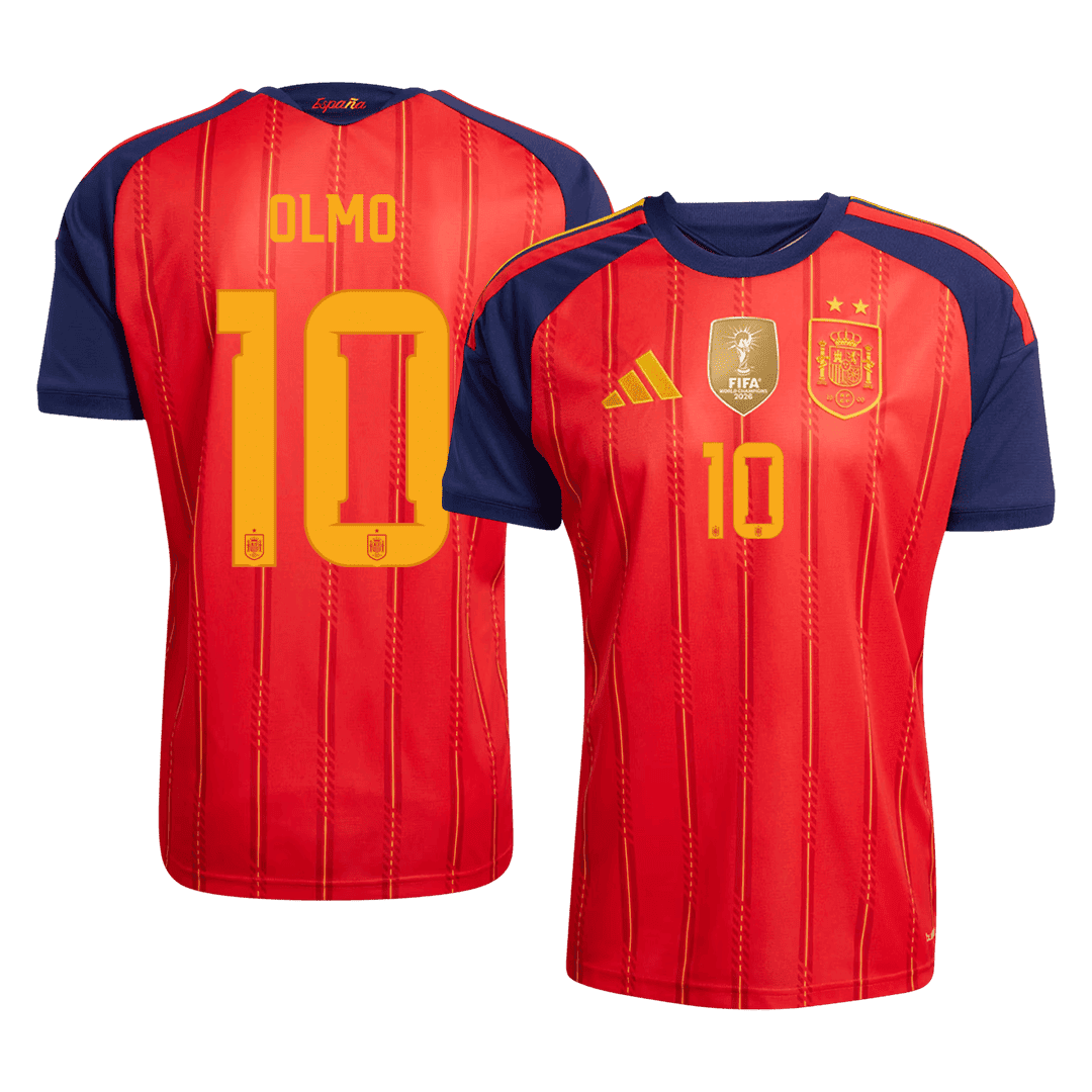 OLMO #10 Spania hjemmefotballdrakt VM 2026
