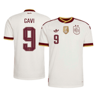 GAVI #9 Spania Bortespillerversjon Jersey World Cup 2026 - Champion