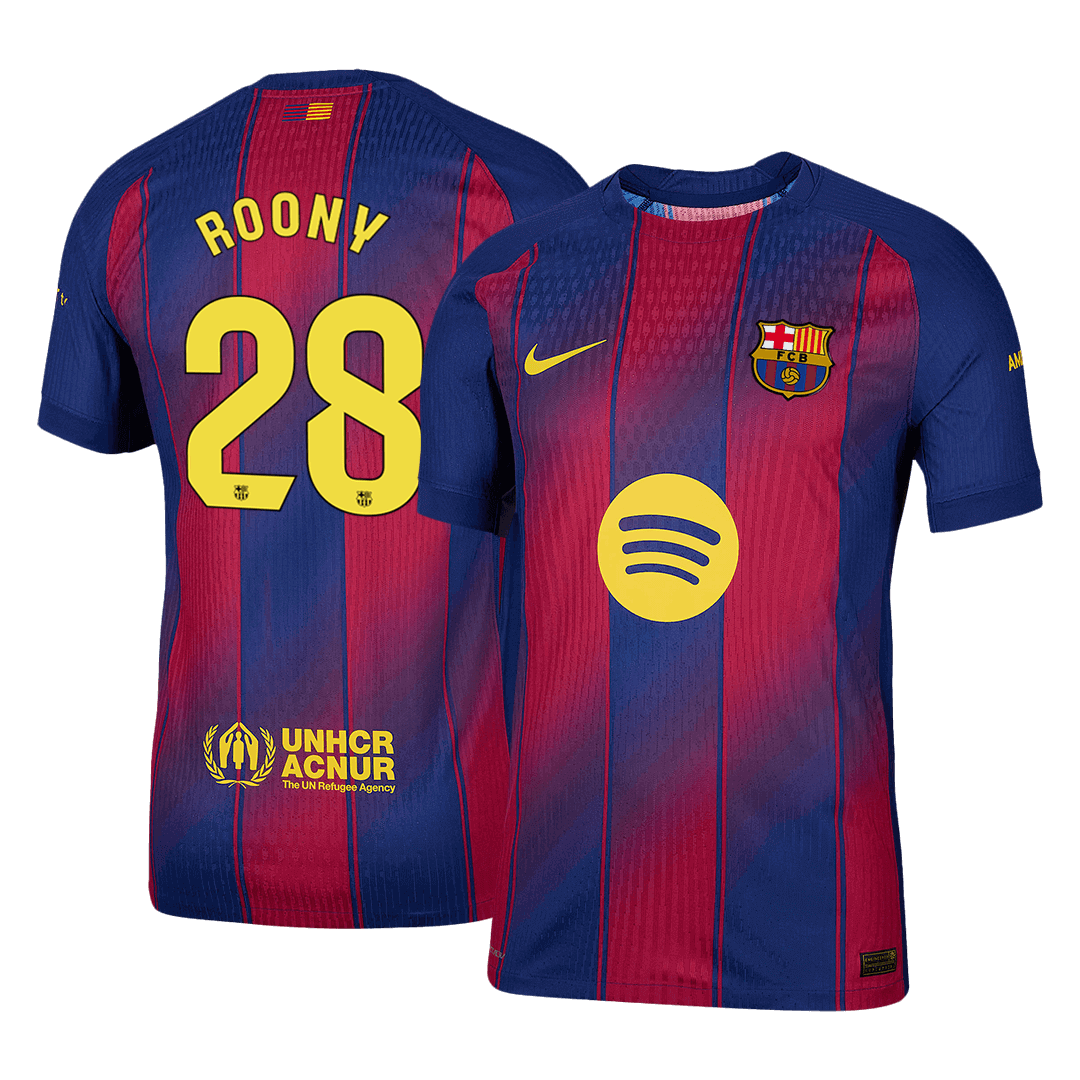 ROONY #28 Barcelona Hjemmespillerversjon Trøye 2025/26