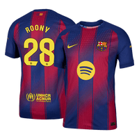 ROONY #28 Barcelona Kotipelaajaversio Pelipaita 2025/26