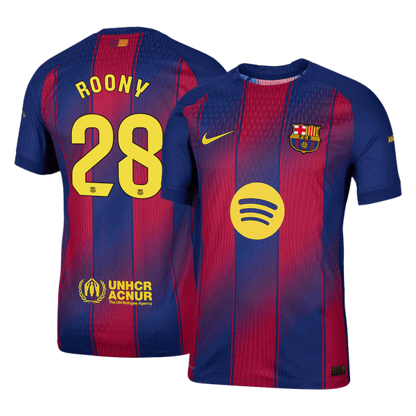 ROONY #28 Barcelona Kotipelaajaversio Pelipaita 2025/26