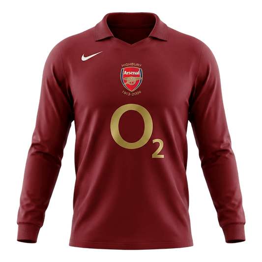 Retro fotballdrakt Arsenal Hjemmelangermet 2005/06