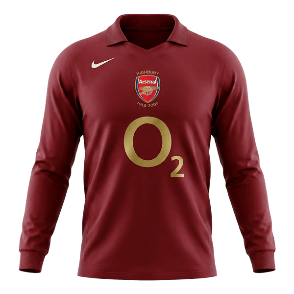 Retro fotballdrakt Arsenal Hjemmelangermet 2005/06
