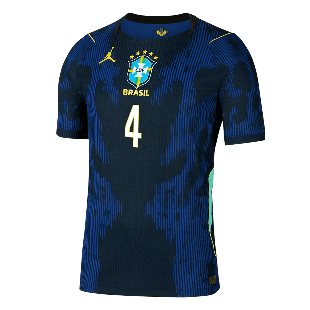 MARQUINHOS #4 Brasil Bortespillerversjon Jersey World Cup 2026