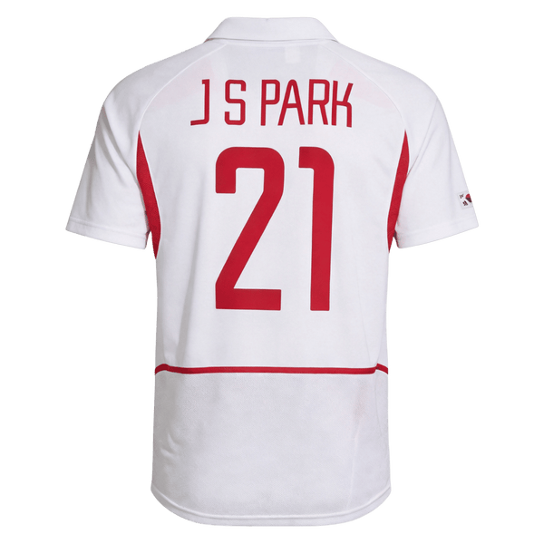 Retro Jersey JS Park #21 Sør-Korea Borte-VM 2002