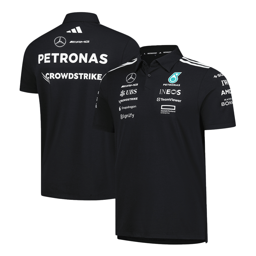 Mercedes AMG Petronas F1 2025 Team Polo Svart