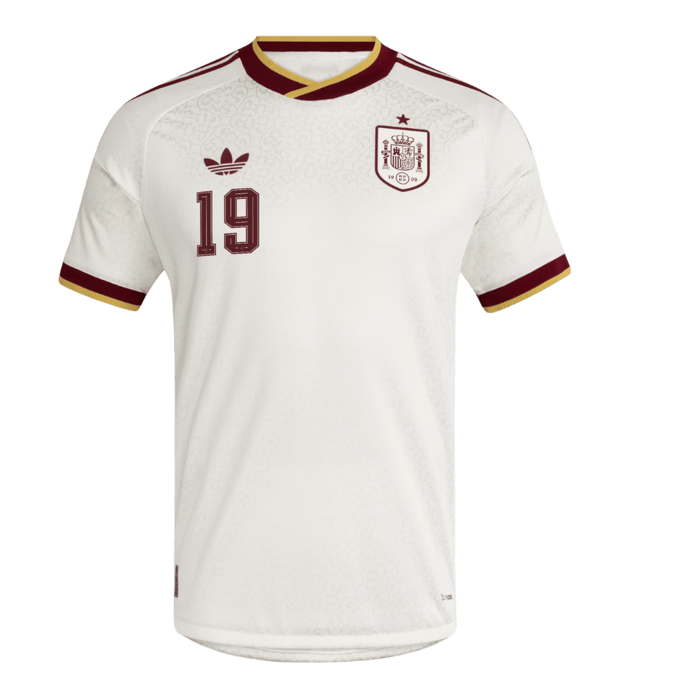 LAMINE YAMAL #19 Spania Bortespillerversjon Jersey World Cup 2026