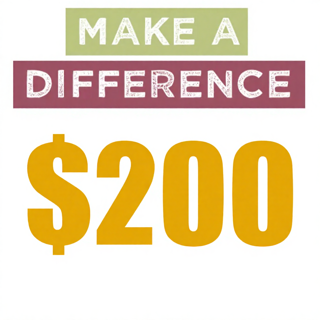 Mukauttamismaksu: $200