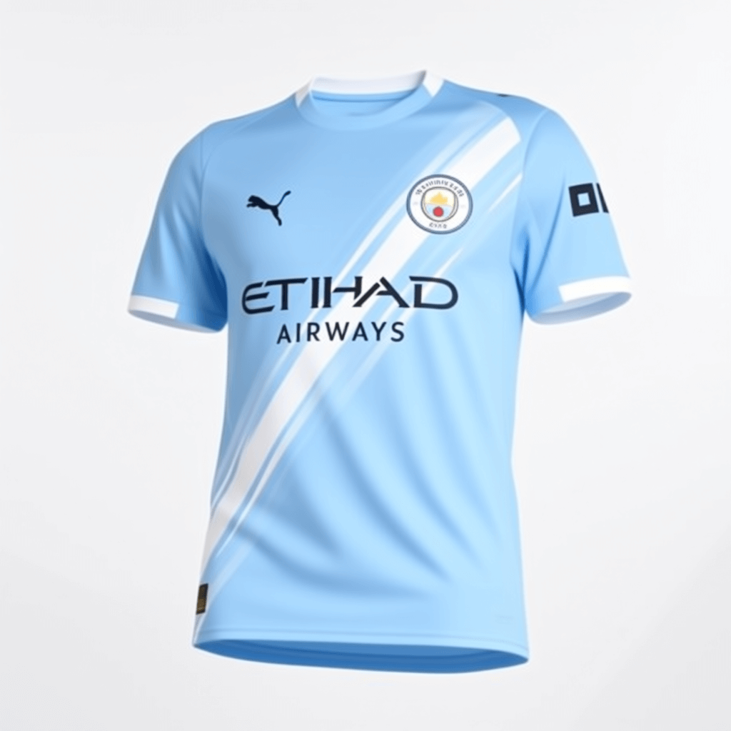 Manchester City Hjemmespillerversjon Jersey 2025/26