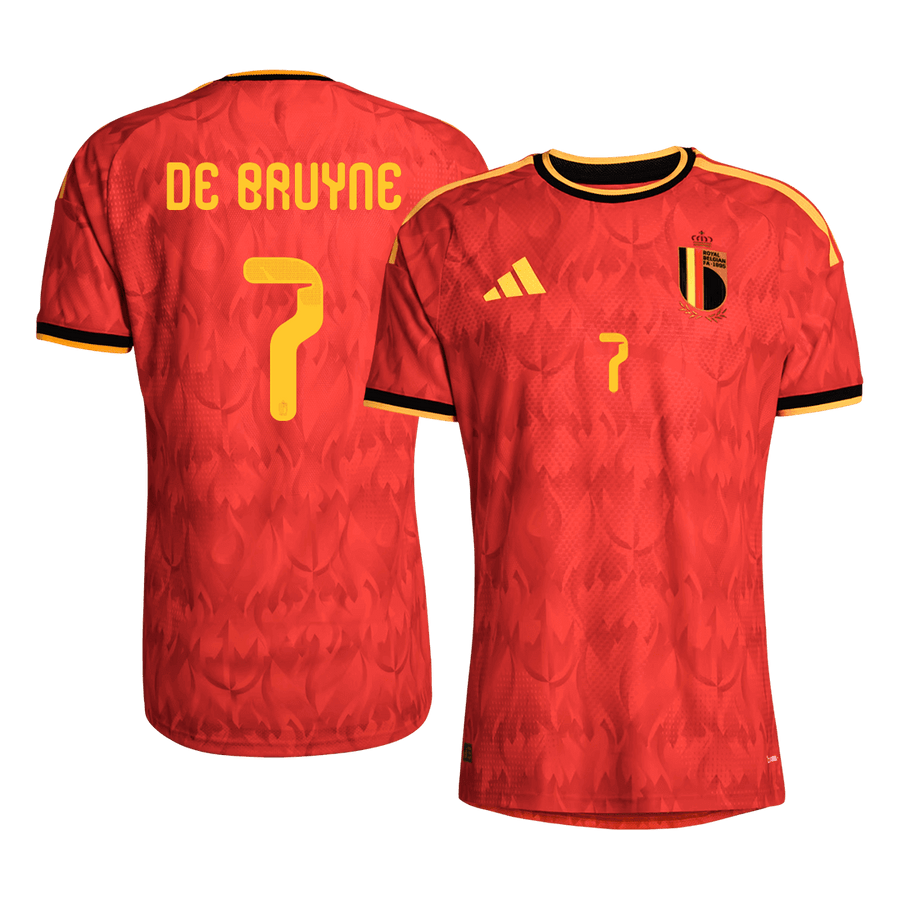 DE BRUYNE #7 Belgia Hjemmespillerversjon Jersey World Cup 2026