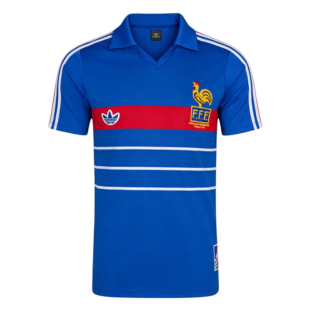 Retro fotballdrakt Frankrike Hjem 1984