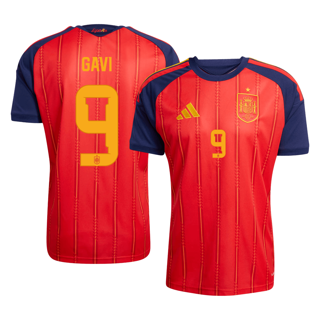 GAVI #9 Spania hjemmefotballdrakt 2026