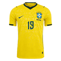 ENDRICK #19 Brasil hjemmespillerversjon Jersey World Cup 2026