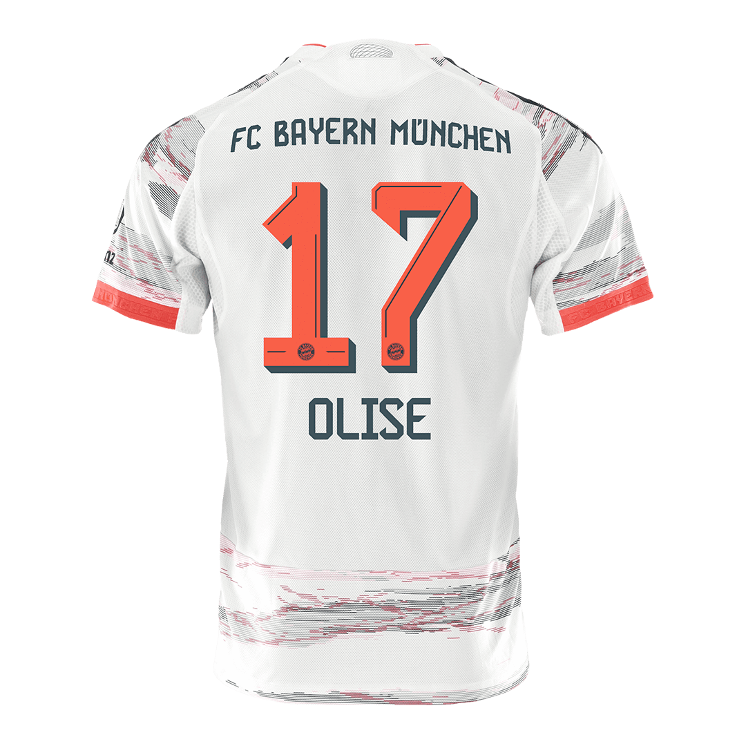 OLISE #17 Bayern Munich Autentisk Fotballdrakt Borte 2025/26