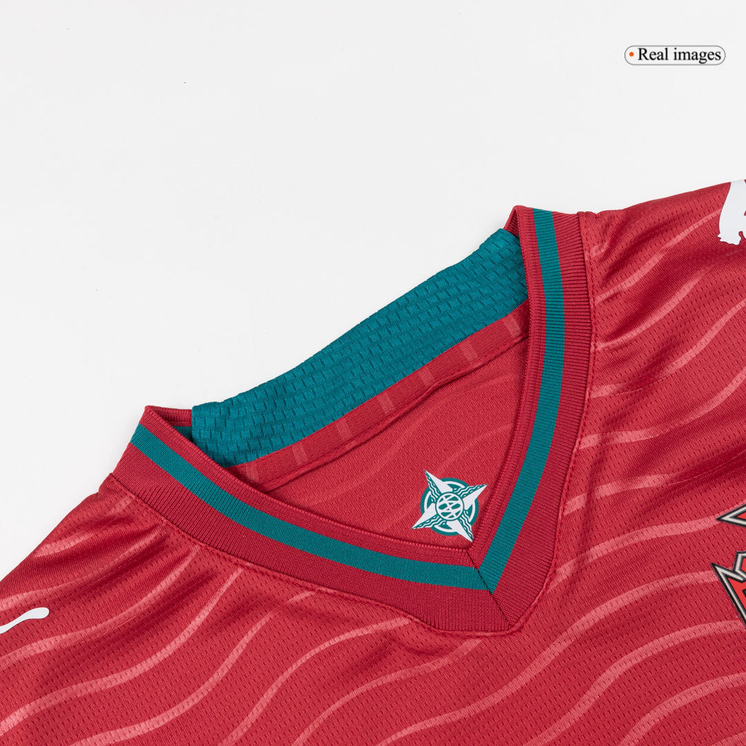 B. FERNANDES #8 Portugal hjemme-VM fotballdrakter for barn 2026