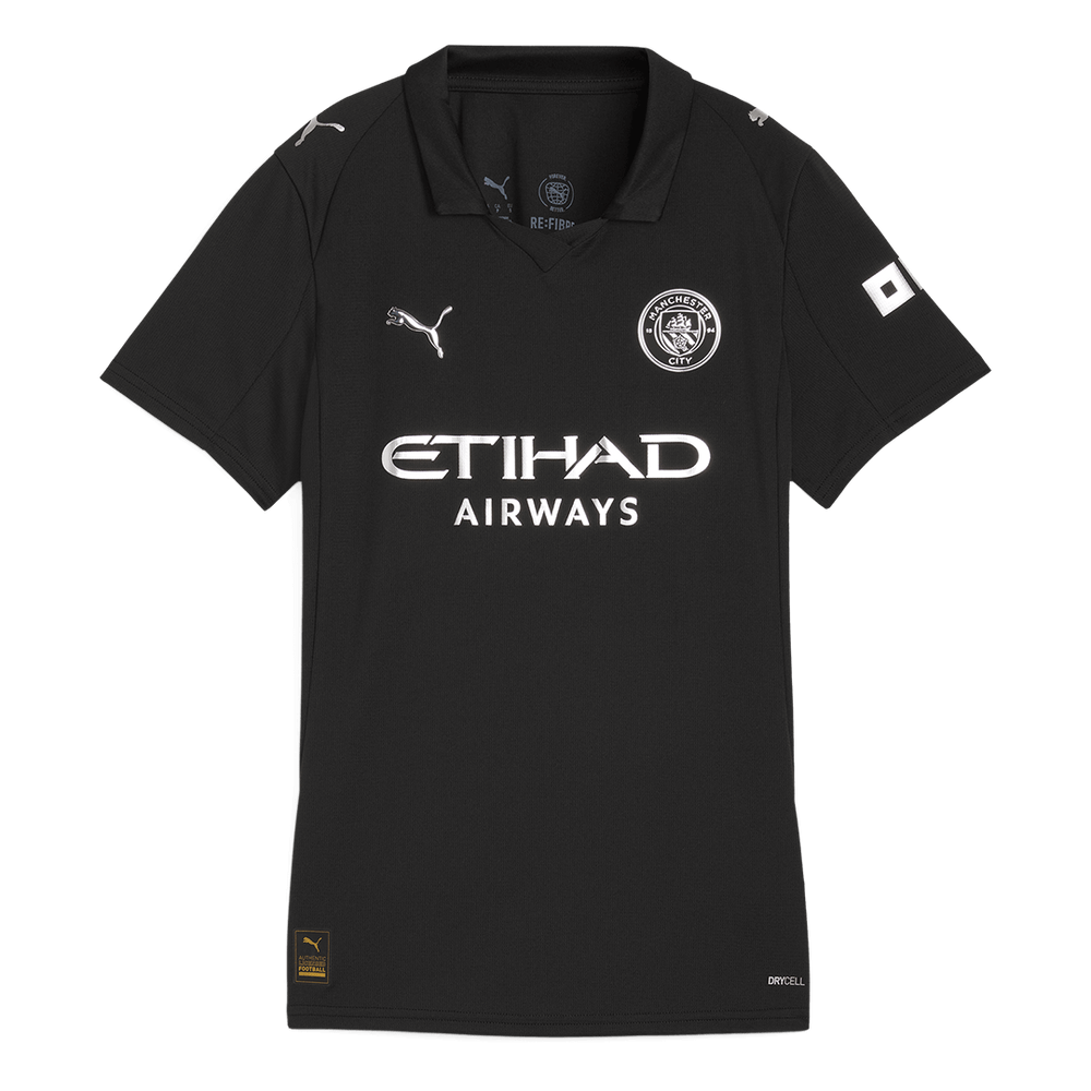 Manchester City, naiset, vieraspaita 2025/26