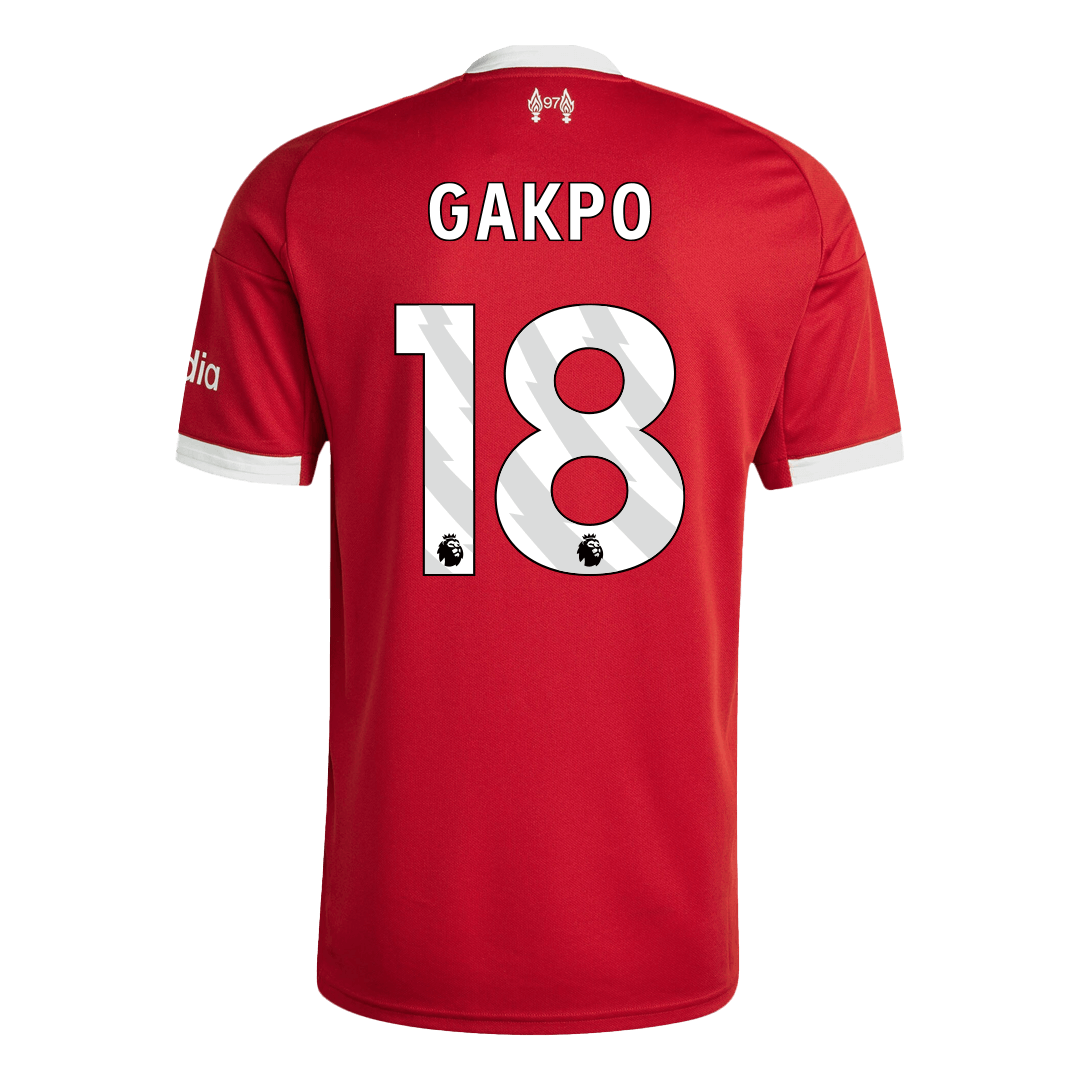 GAKPO #18 Liverpool hjemmefotballdrakt 2025/26