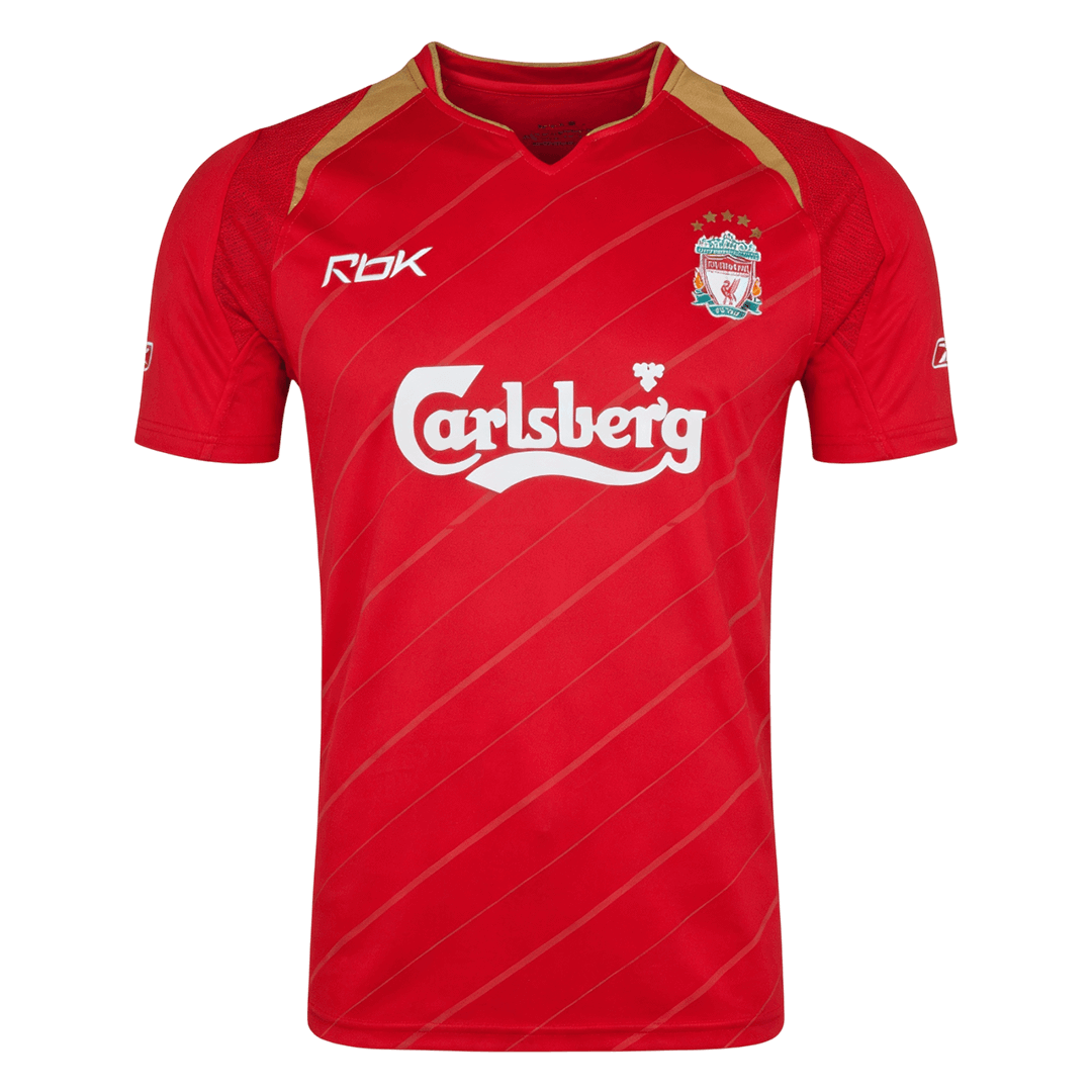 Retro fotballdrakt Liverpool hjemme 2005/06