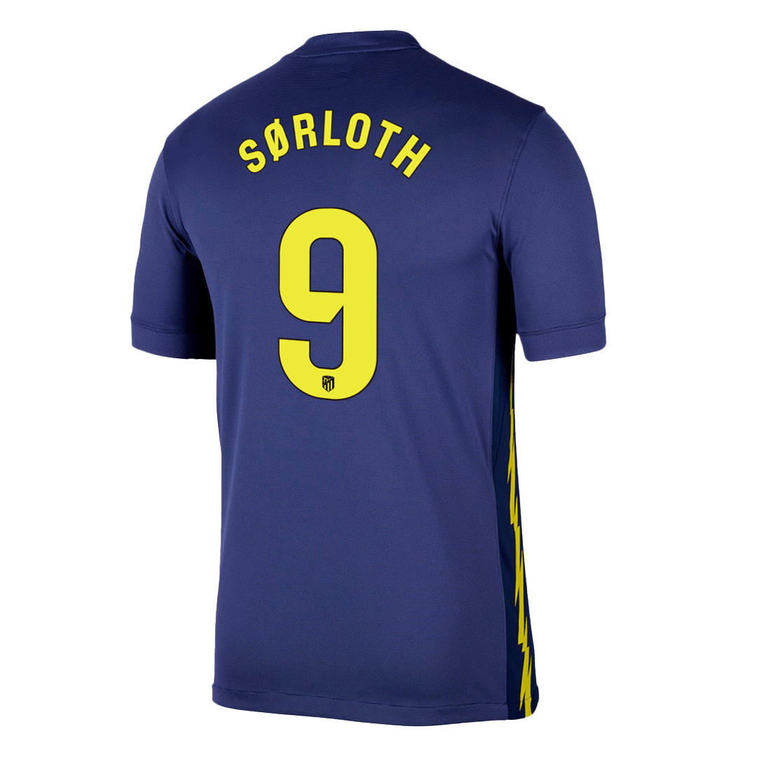 S?RLOTH #9 Atletico Madrid Fotballdrakt Borte 2025/26