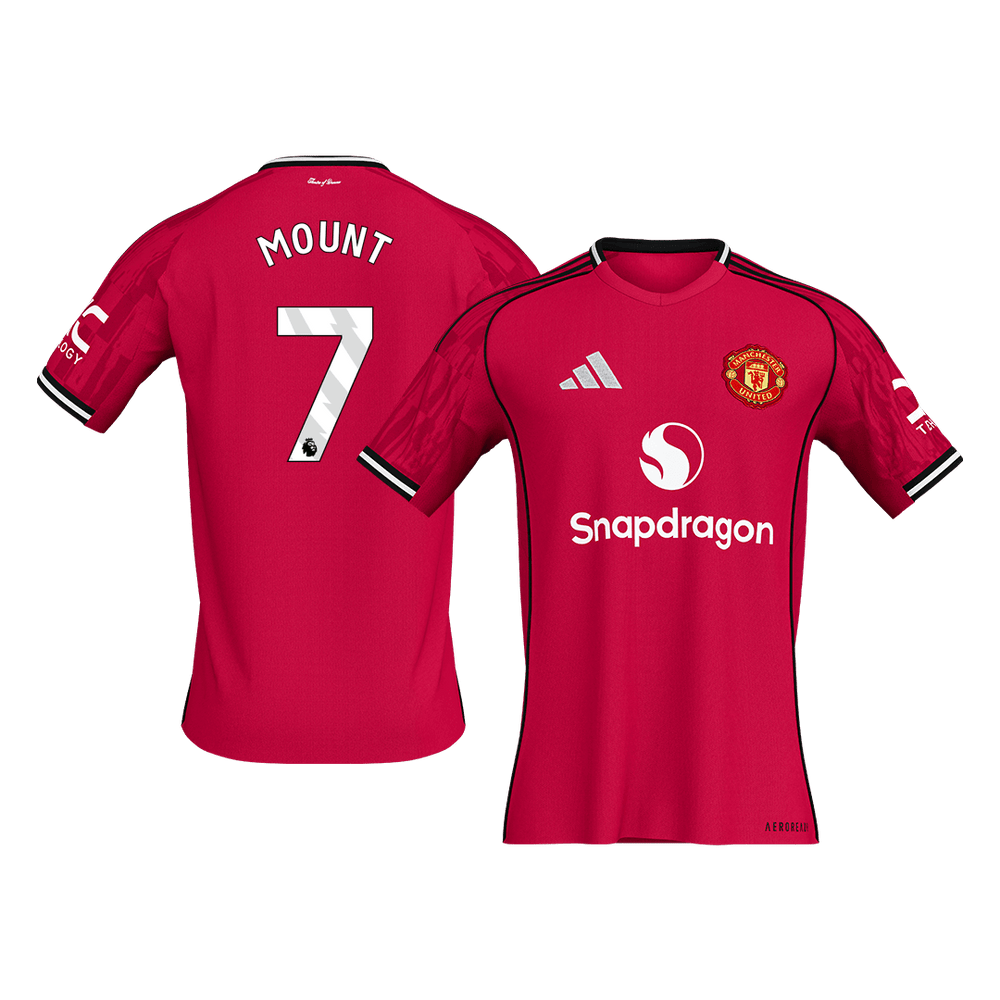 MOUNT #7 Manchester United hjemmefotballdrakt 2025/26