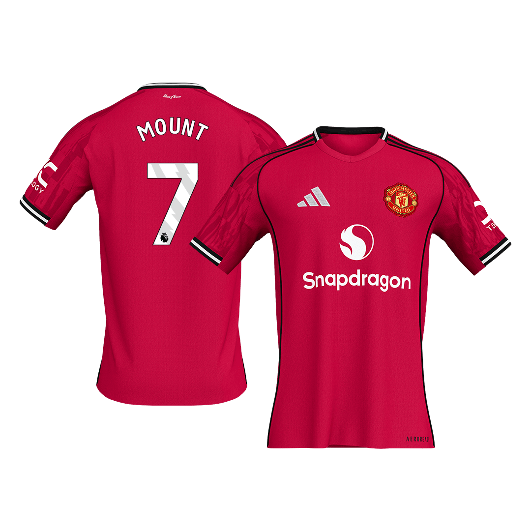 MOUNT #7 Manchester United hjemmefotballdrakt 2025/26