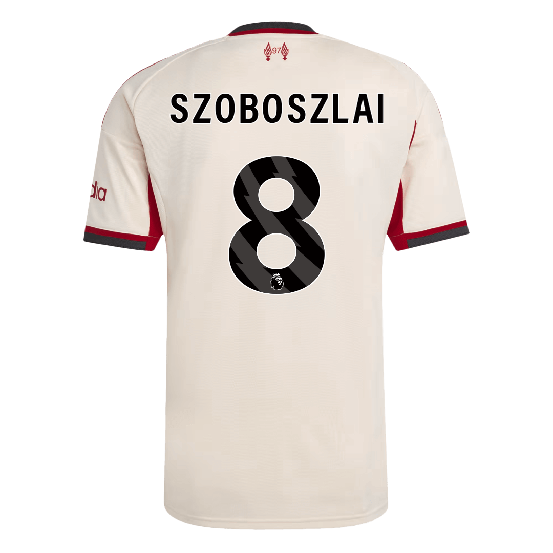 SZOBOSZLAI #8 Liverpool Bortefotballdrakt 2025/26