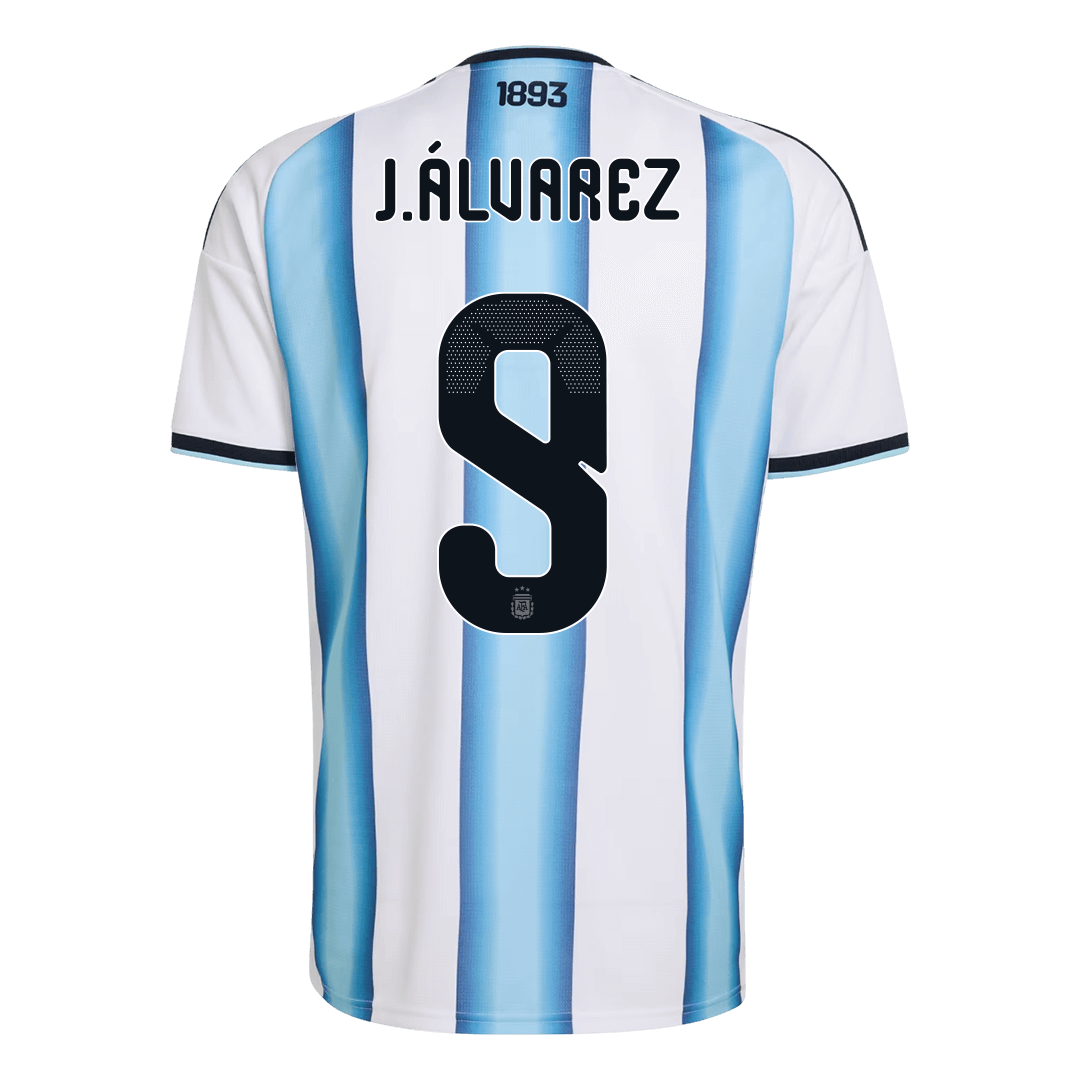 J. ALVAREZ #9 Argentina hjemmefotballdrakt VM 2026