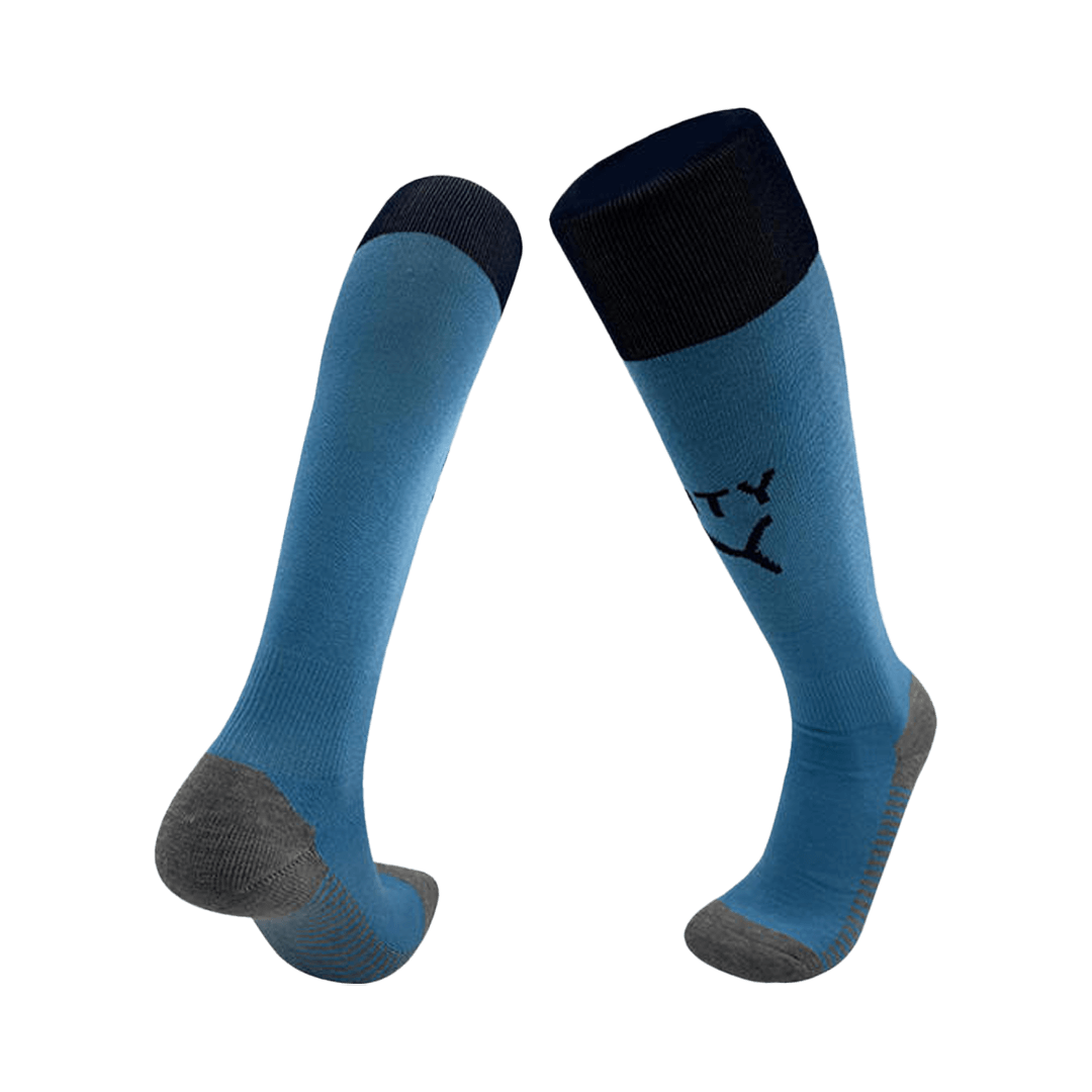 Manchester City hjemmefotballsokker 2025/26 barn