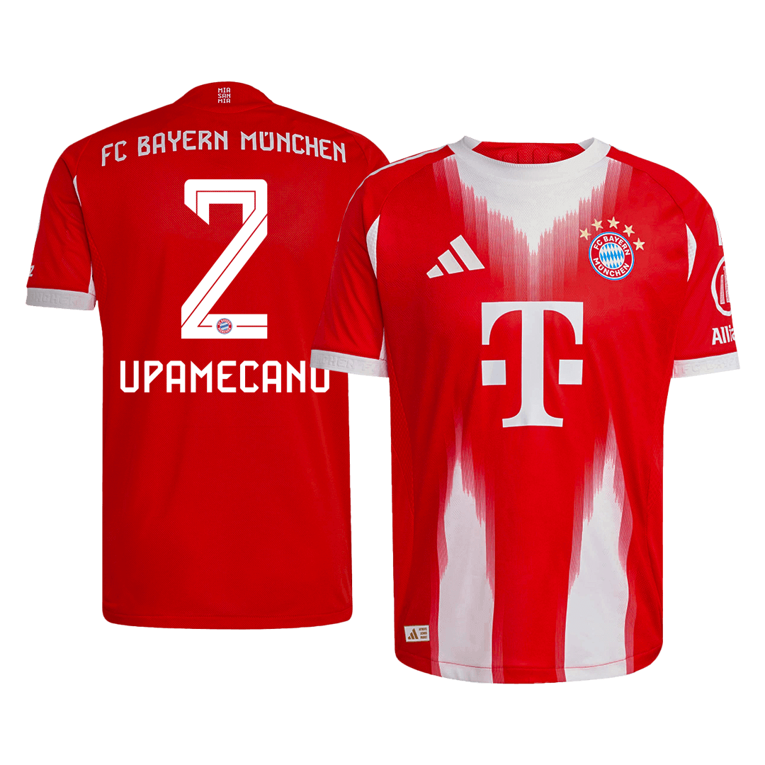 UPAMECANO #2 Bayern München Autentisk hjemmefotballdrakt 2025/26