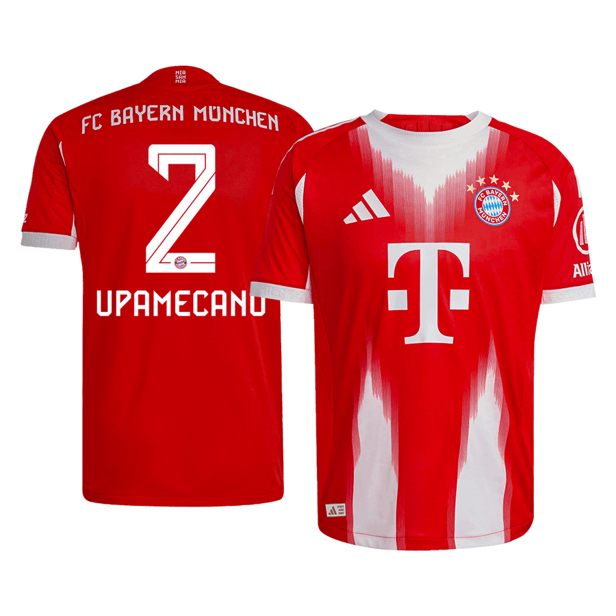 UPAMECANO #2 Bayern München Autentisk hjemmefotballdrakt 2025/26