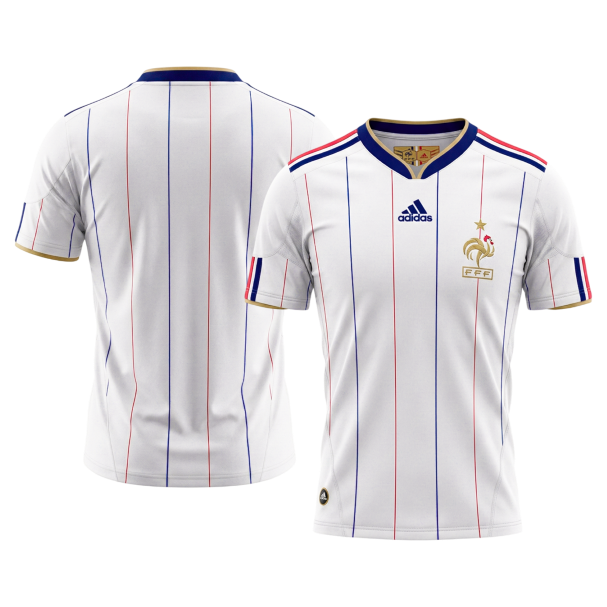 Retro fotballdrakt Frankrike Borte 2010