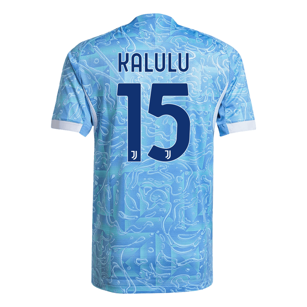 KALULU #15 Juventus Autentisk Fotballdrakt Borte 2025/26