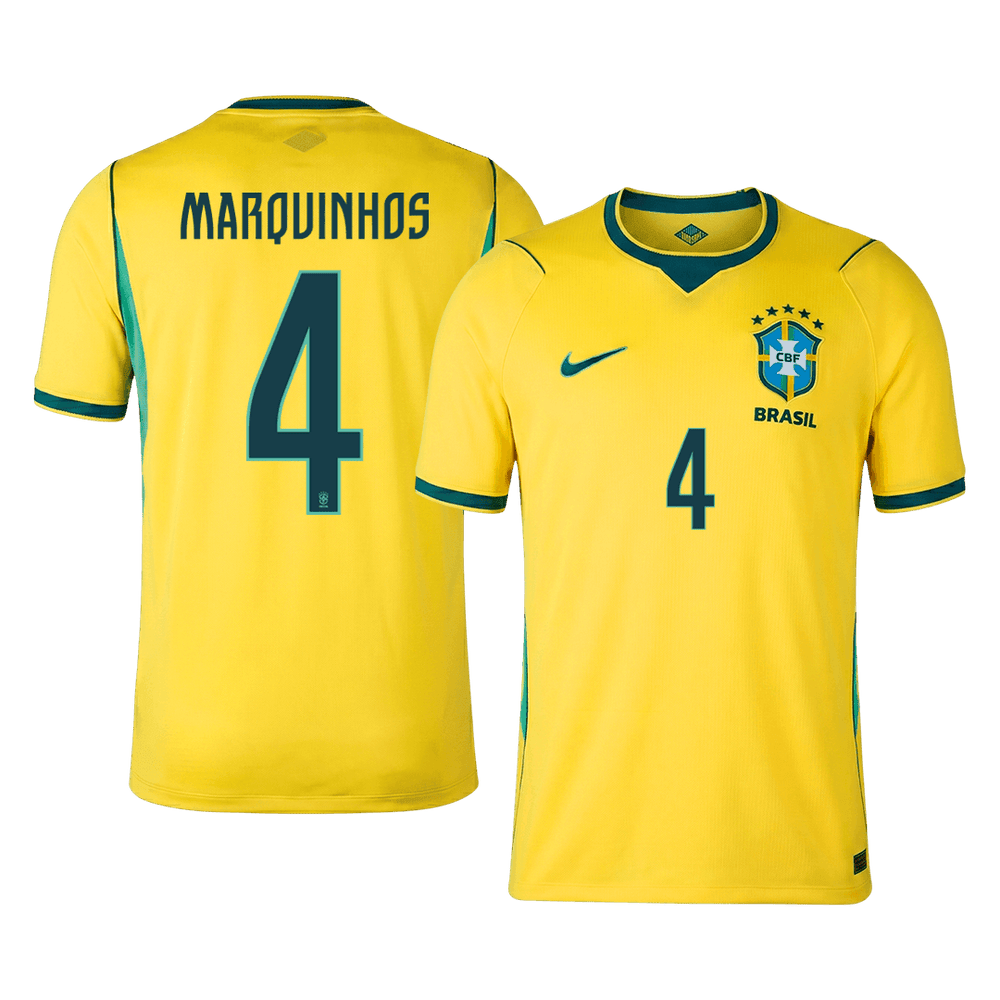 MARQUINHOS #4 Brasil kotijalkapallopaita World Cup 2026